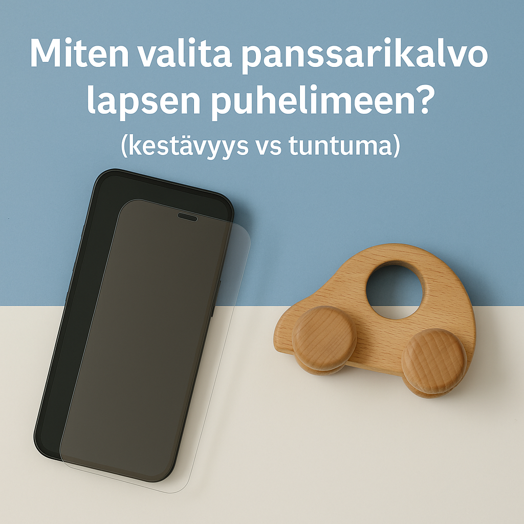 Panssarikalvo lapsen puhelimeen – kestävä ja turvallinen näytönsuoja aktiiviseen käyttöön.