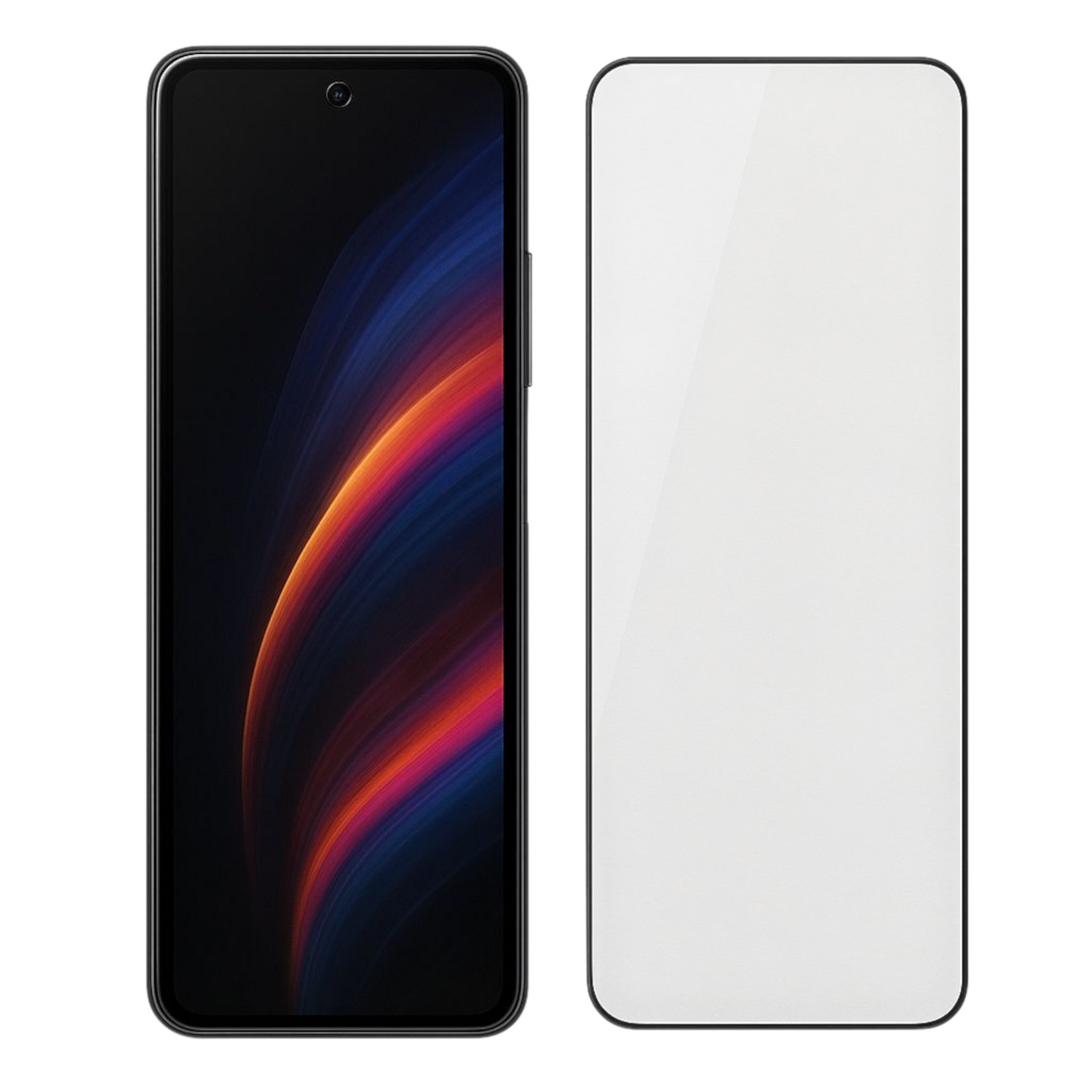 Samsung Galaxy Z Fold 7 ulkonäyttö ja siihen sopiva panssarikalvo vierekkäin