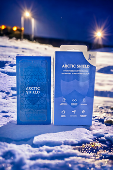 Arctic Shield hydrogeeli näytönsuoja puhelimeen customoitu