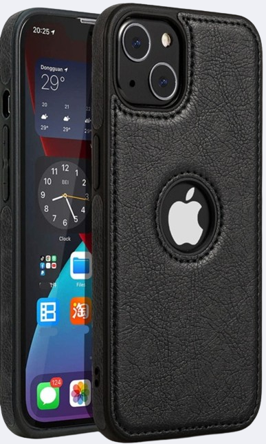 iPhone 12 Mini Leather Case for Smartphone - Stylish Cover