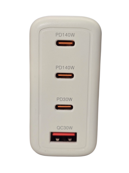 Arctic Shield erittäin tehokas 140W USB-C PD GaN laturi portit näkyvissä