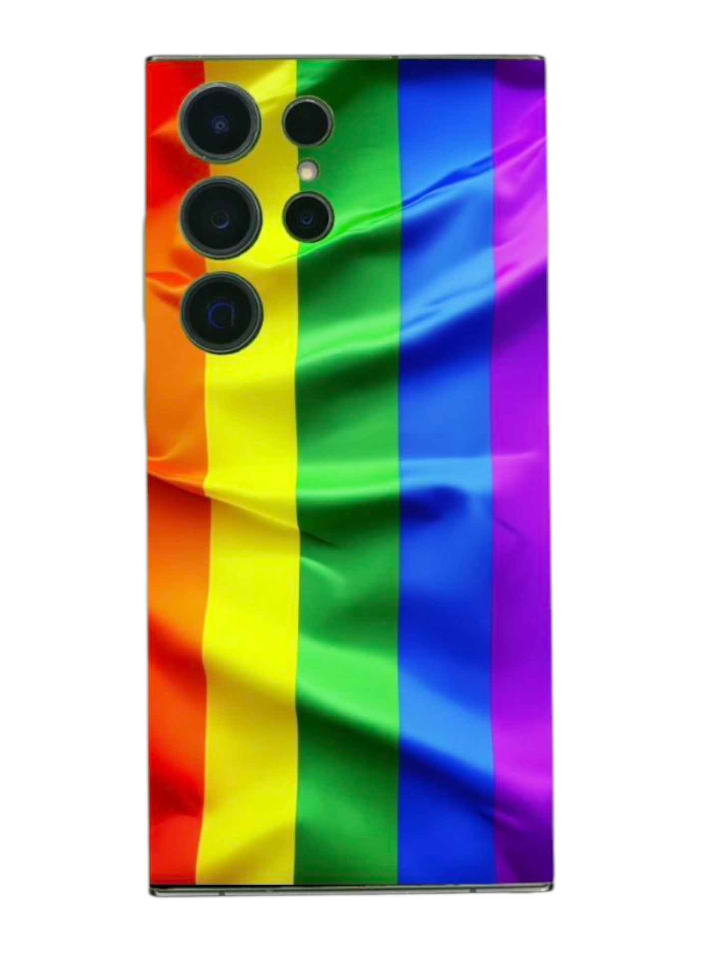 LGBTQ-teemainen takakalvo puhelimeen – värikäs ja voimakas viesti