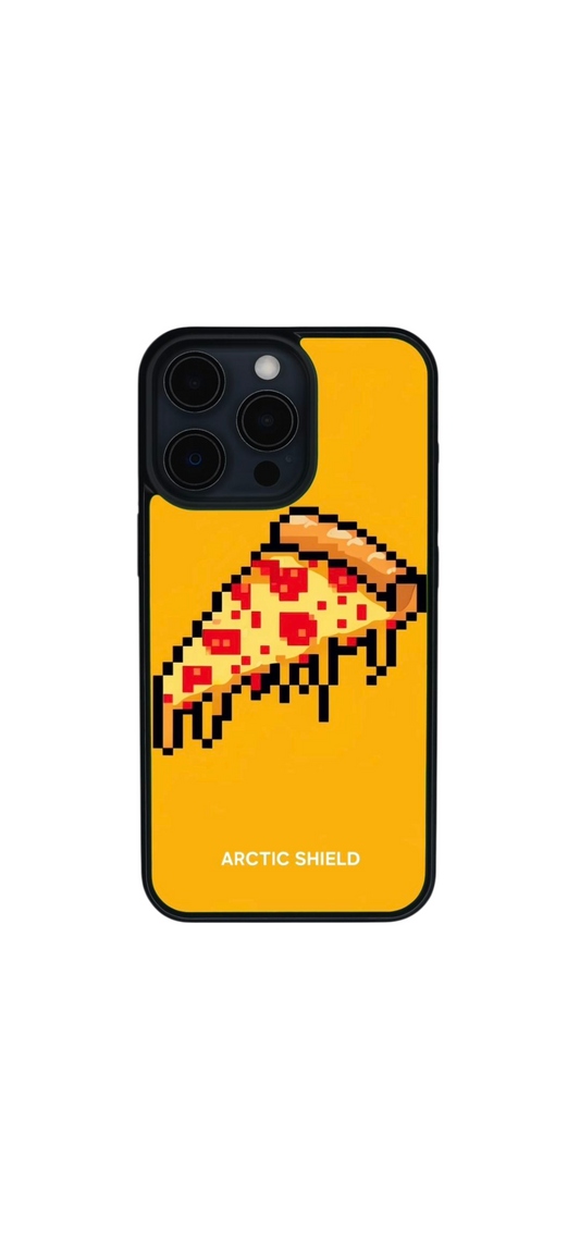 iPhone 11 Magsafe suojakuori – keltainen kuori pizzakuosilla