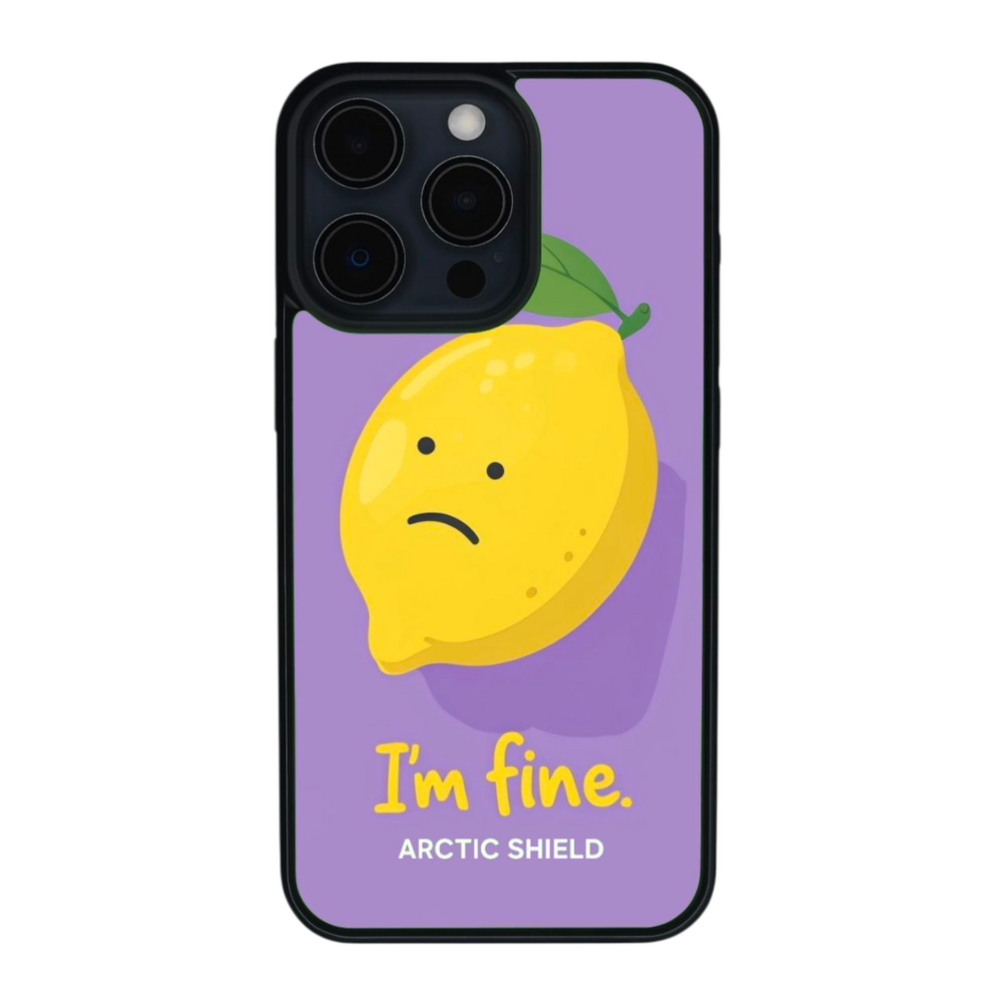 iPhone 11 Pro Max Magsafe kuori – I’m fine sitruunakuosi Arctic Shield