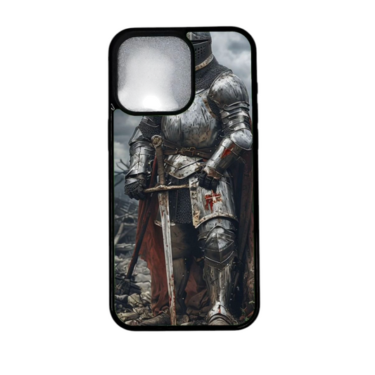 iPhone 12 kuori ritariasuisella hahmolla ja vahvalla magneetilla
