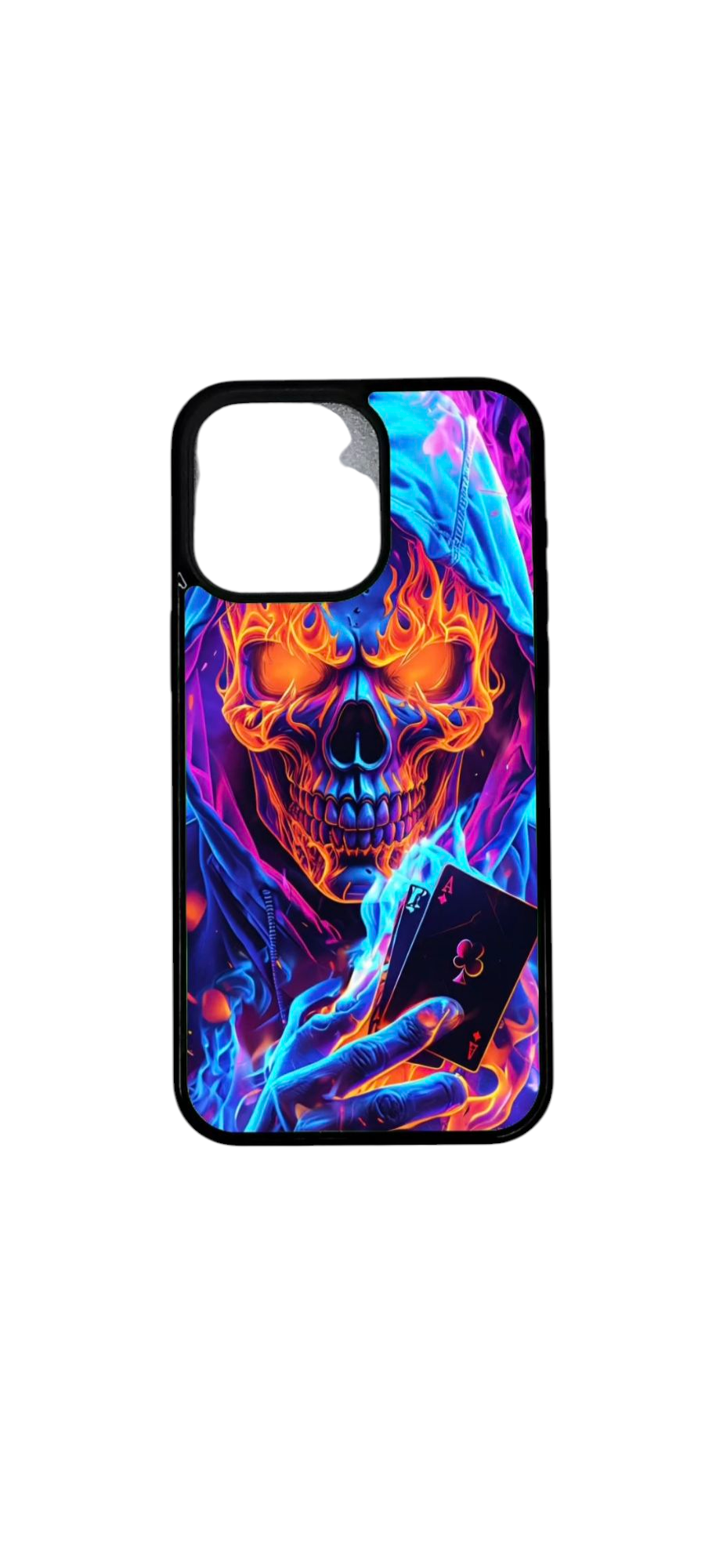 Neon Skull Joker -suojakuori iPhonelle