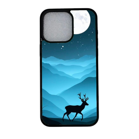 iPhone 12 kuori – peura kuutamossa
