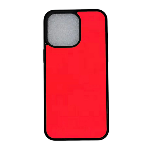 iPhone 12 Pro kuori punaisella pinnalla sivulta