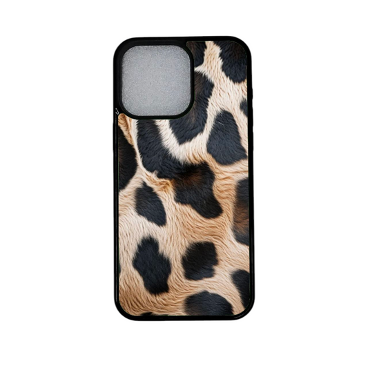 iPhone 12 Pro magneettikuori leopardikuosilla – edestä
