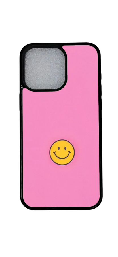 iPhone 12 magneettinen kuori minimalistisella emoji‑designilla – laaja näkymä