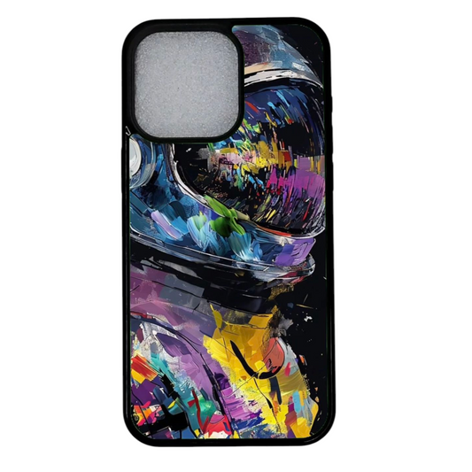 📱 iPhone 12 Magneettinen Suojakuori – Psykedeelinen Astronautti 🧑‍🚀🎨