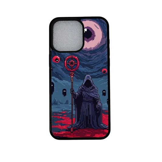 iPhone 12 suojakuori pixel art -tyylillä – etunäkymä