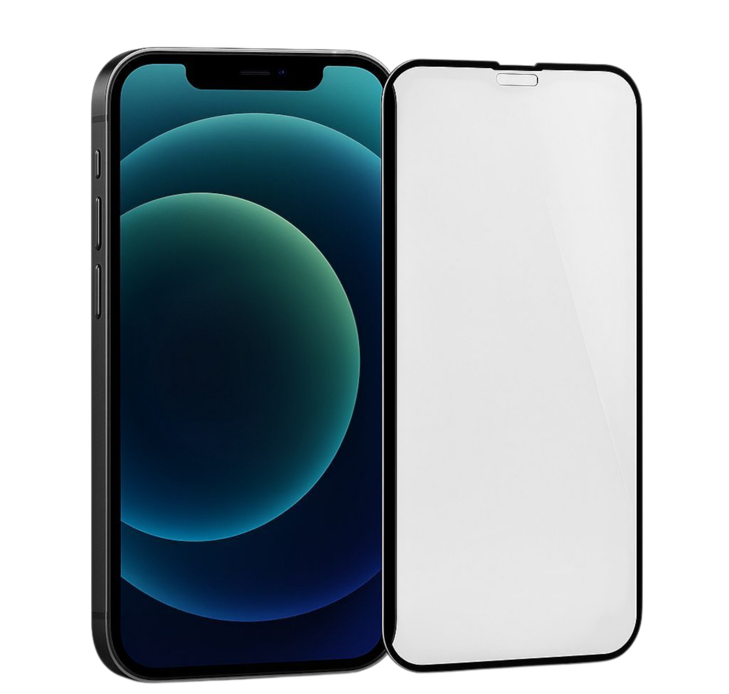 iPhone 16 panssarilasi – Full Cover 9H näytönsuoja mustalla reunuksella