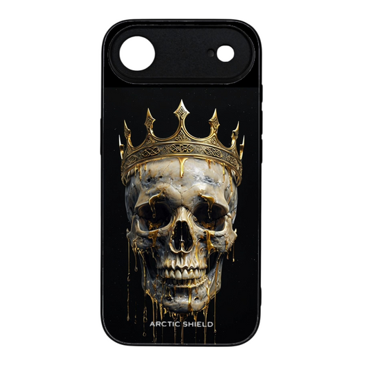 iPhone 17 Air suojakuori MagSafe yhteensopiva – Arctic Shield kallo ja kruunu design

