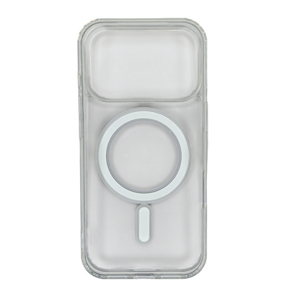 iPhone 17 Pro Max MagSafe suojakuori – kirkas TPU ja langaton lataustuki