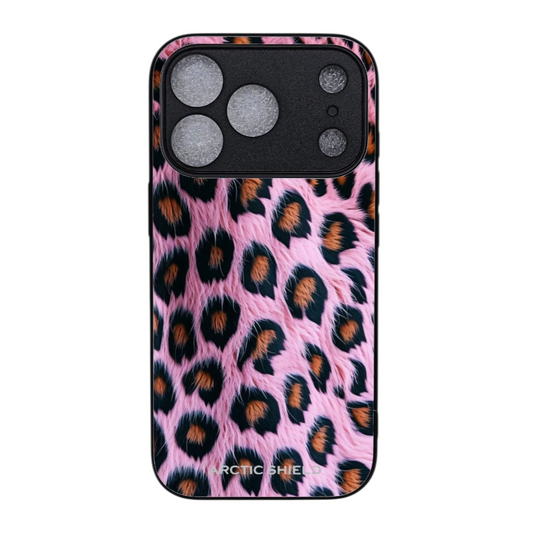 iPhone 17 Pro Max suojakuori pinkki leopardikuvio MagSafe yhteensopiva Arctic Shield