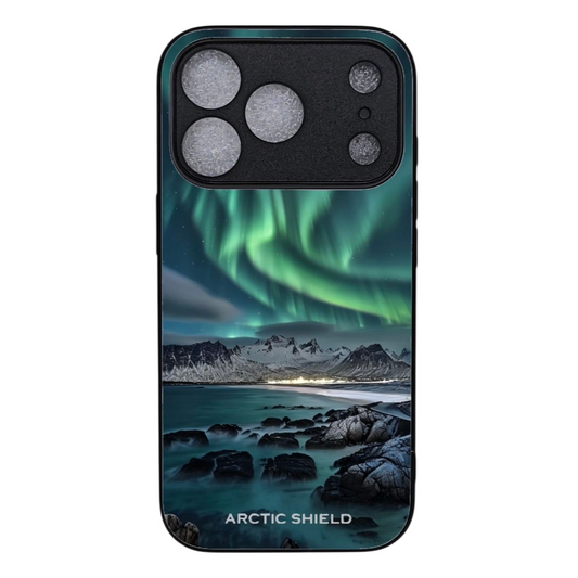iPhone 17 Pro Max suojakuori revontulet kuosi MagSafe yhteensopiva Arctic Shield