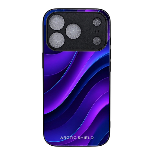 iPhone 17 Pro Max suojakuori violetti sininen aalto MagSafe yhteensopiva Arctic Shield