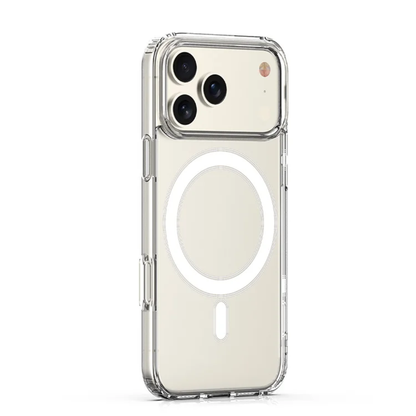 iPhone 17 Pro MagSafe suojakuori – kirkas ja langattomaan lataukseen sopiva