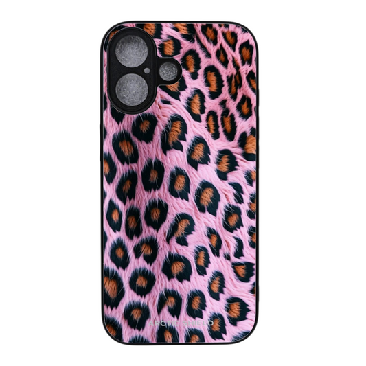 iPhone 17 suojakuori pinkki leopardikuvio MagSafe yhteensopiva Arctic Shield