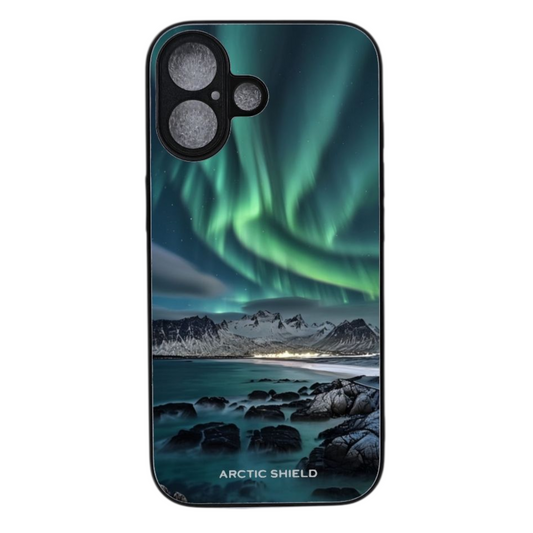 iPhone 17 suojakuori revontulet kuosi MagSafe yhteensopiva Arctic Shield