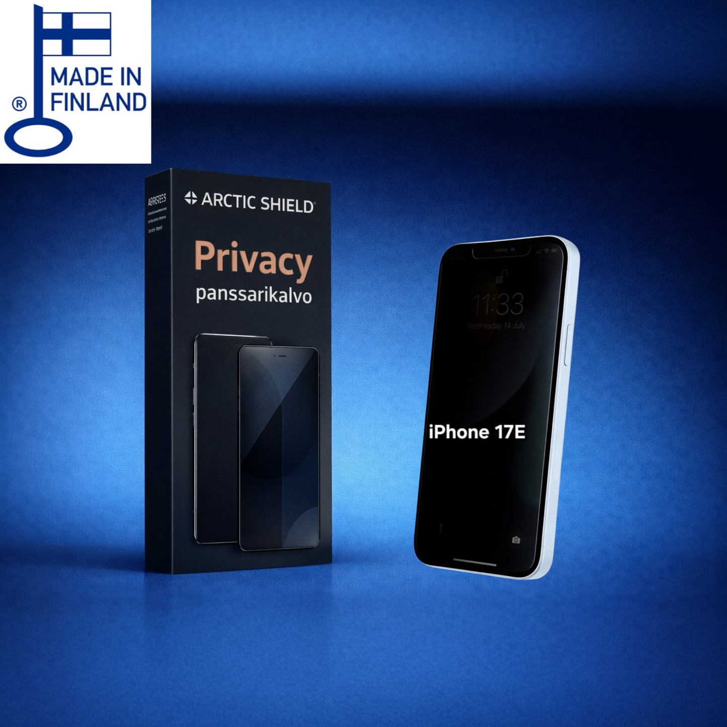 iPhone 17e privacy näytönsuoja panssarikalvo yksityisyyssuojalla
