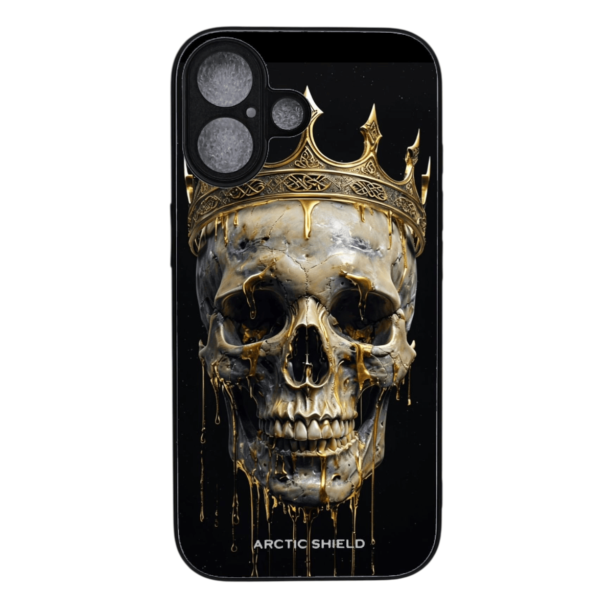 iPhone 18 Pro Max MagSafe-yhteensopiva suojakuori, Skull Crown – kuosin esimerkkikuva 1
