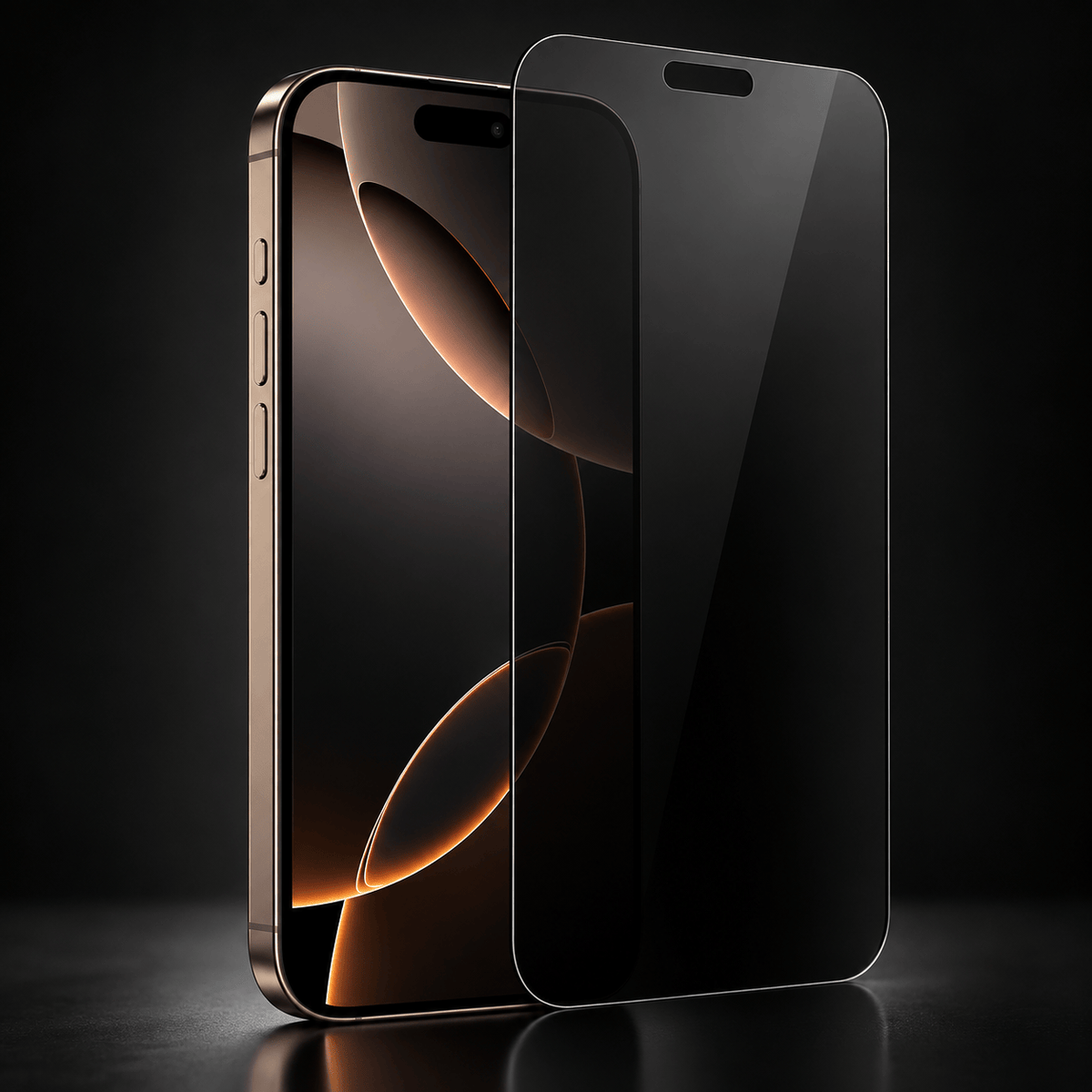 iPhone 18 Pro Privacy 9H panssarilasi näytön suojaksi
