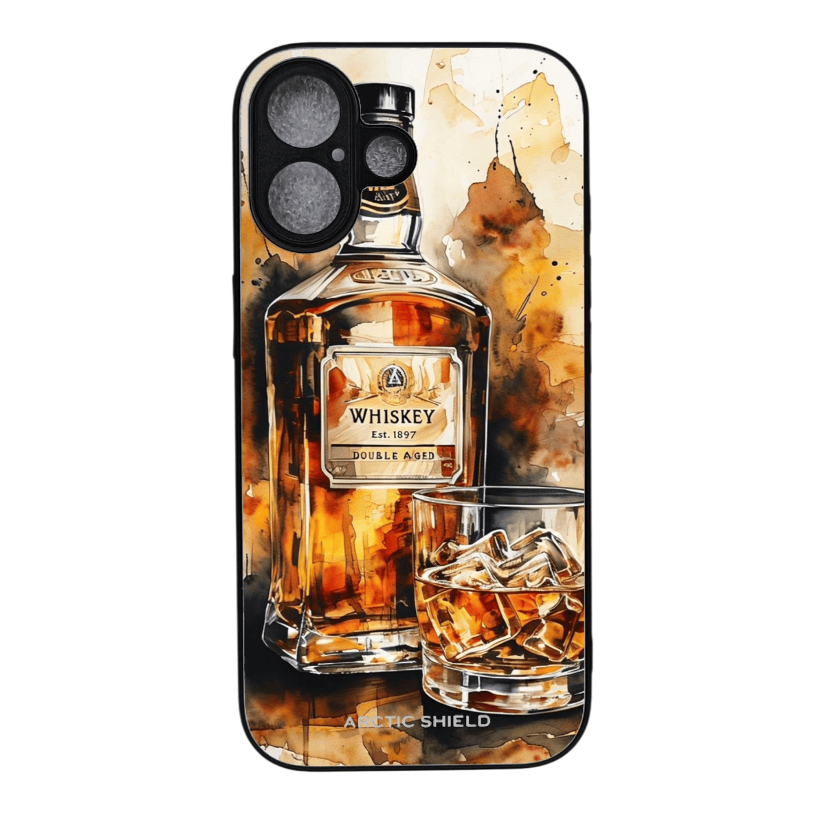 iPhone 18 Pro MagSafe-yhteensopiva suojakuori, Whiskey Bottle – kuosin esimerkkikuva 1