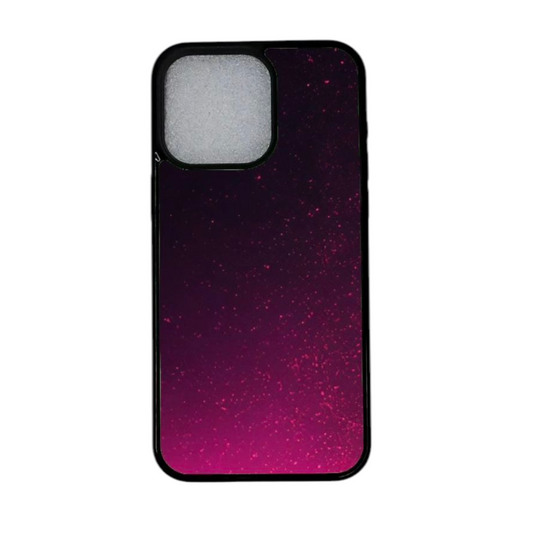 iPhone-kuori tähtitaivas pinkki – etunäkymä