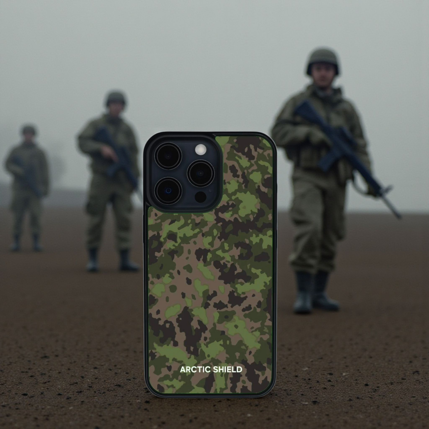 M05 Camo iPhone suojakuori – Arctic Shield MagSafe-malli
