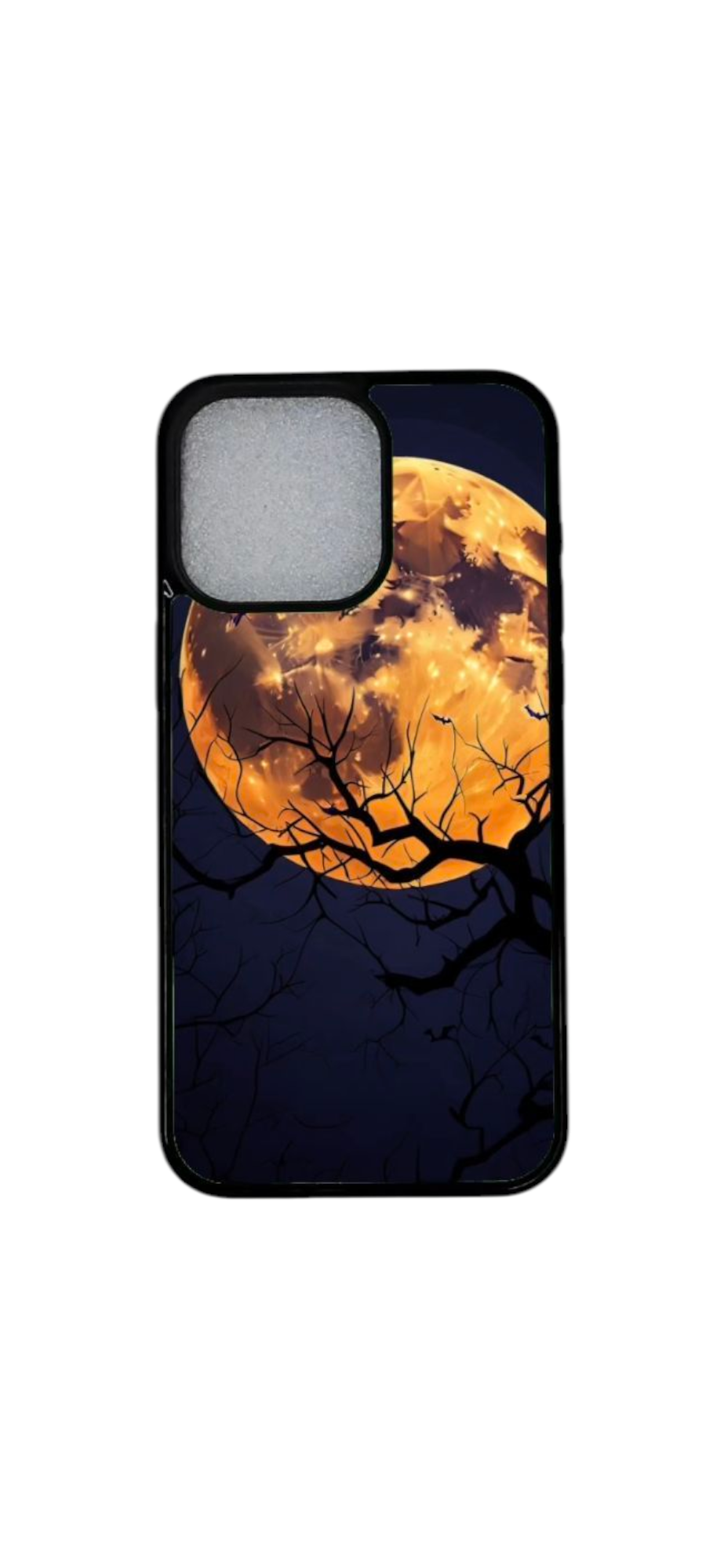 Magneettinen iPhone 12 kuori kuvituksella yöllisestä metsästä