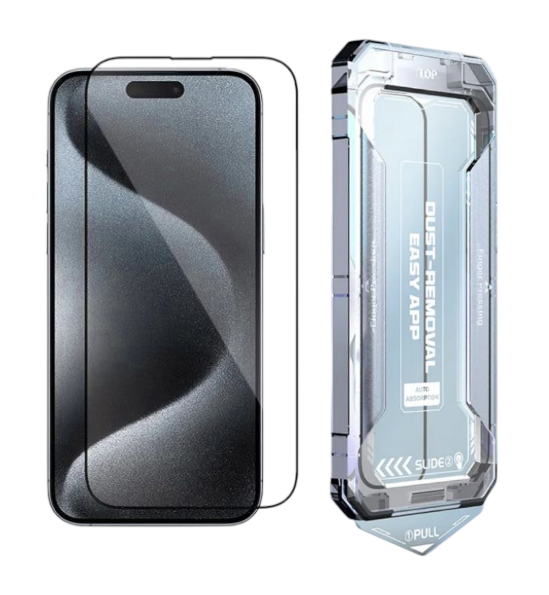 iPhone 12 kirkas panssarilasi 3 kpl pakkaus asennuskehikolla