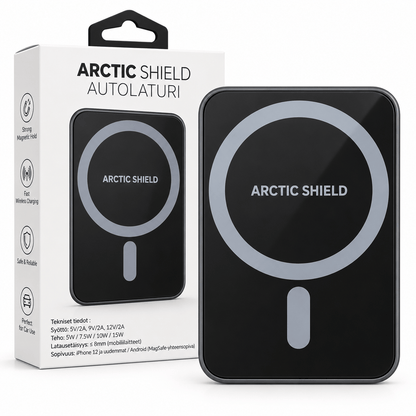 Arctic Shield MagSafe-autolaturi ilmastointiritiläkiinnityksellä