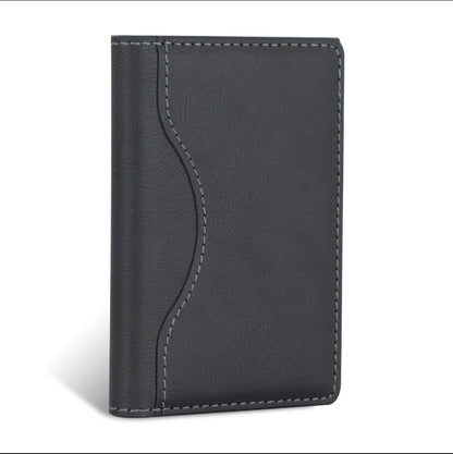 MagSafe lompakko suljettuna – musta PU-nahka