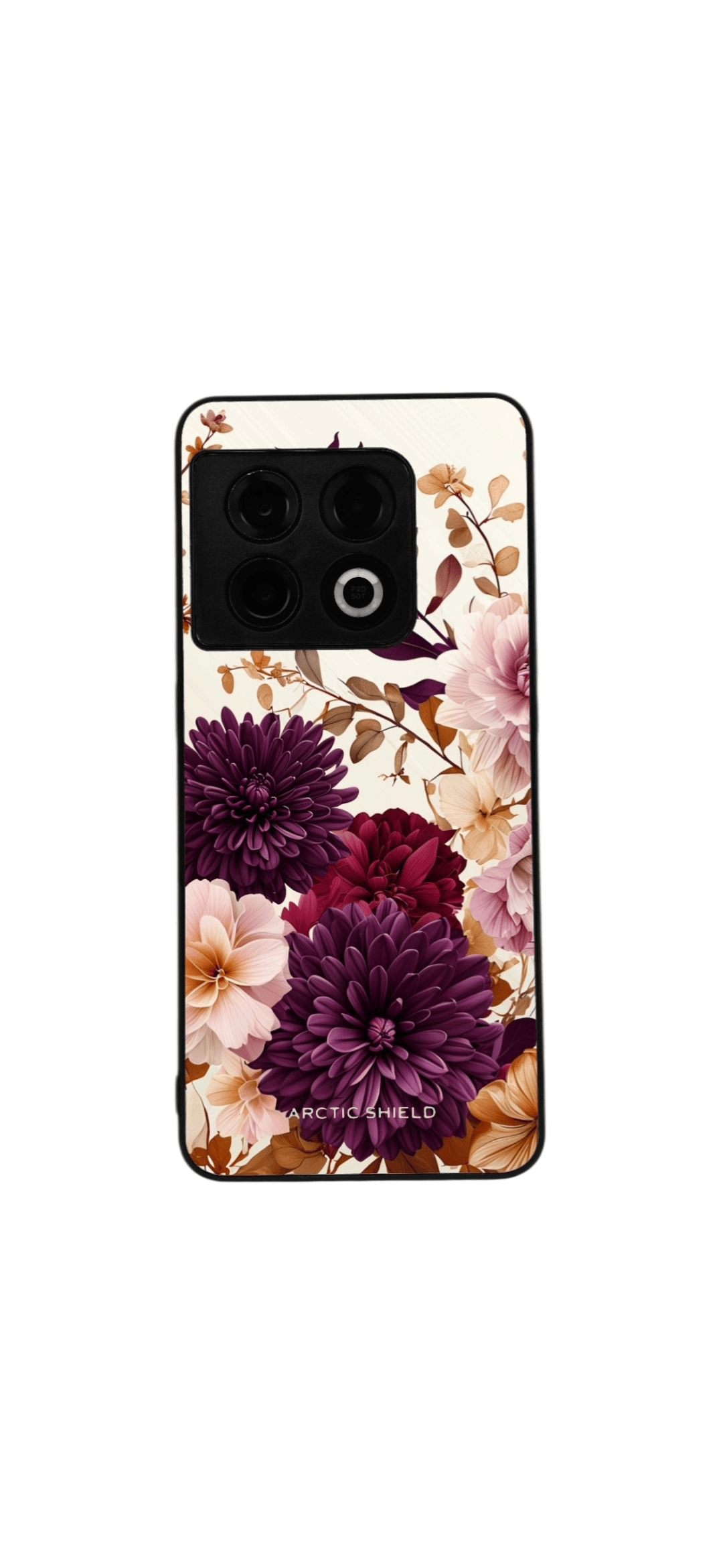 OnePlus 11 suojakuori Arctic Shield kukkakuosi – tyylikäs kukkadesign vaalealla taustalla