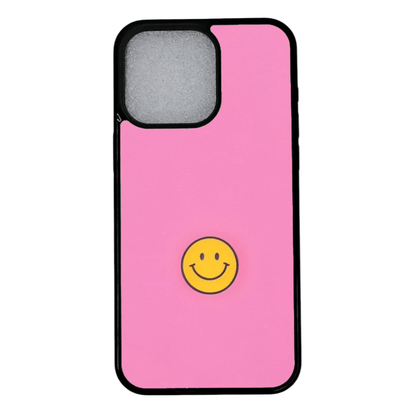 OnePlus 15 suojakuori – Pinkki Smiley – kuosin esimerkkikuva 1