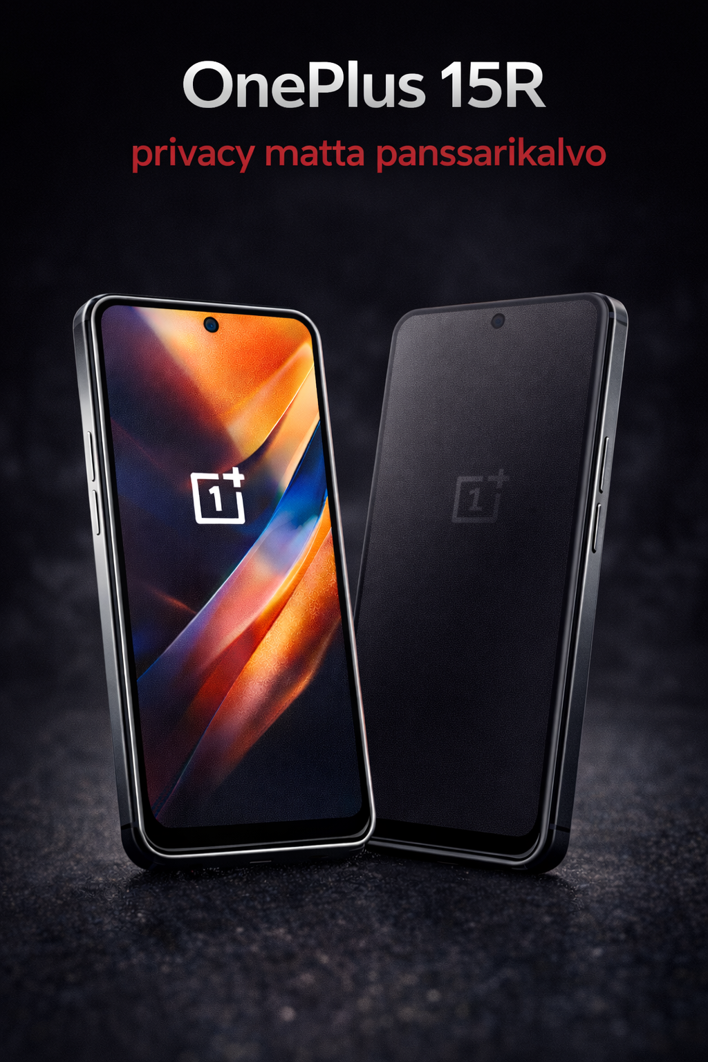 Arctic Shield privacy matta panssarikalvo OnePlus 15R -puhelimeen – vaihtoehto mattapintaiselle panssarilasille