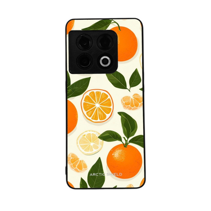OnePlus 8 Arctic Shield -suojakuori – oranssi sitruskuosi