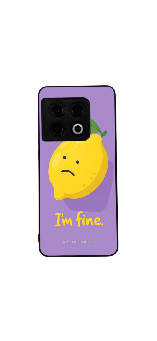 OnePlus Nord 2 suojakuori Arctic Shield – I'm fine lemon kuosi