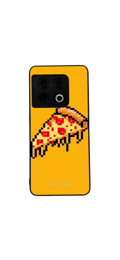 OnePlus Nord 2T suojakuori – pizzapala pixel grafiikka