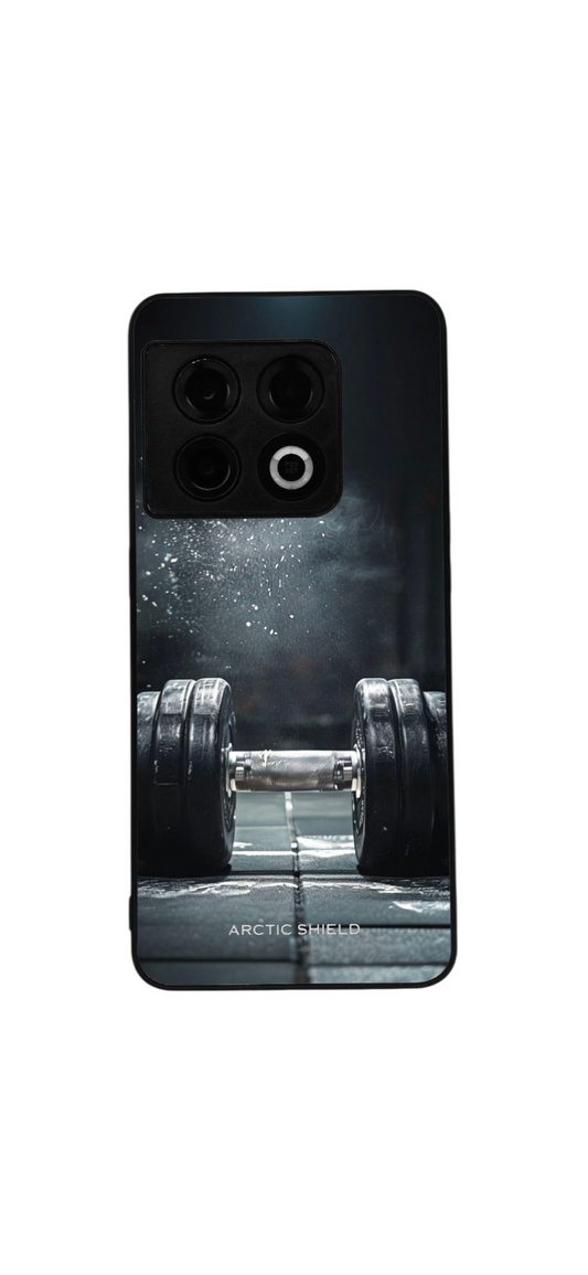 OnePlus Nord 4 Dumbbell -suojakuori – mattamusta kaksikerrosrakenne