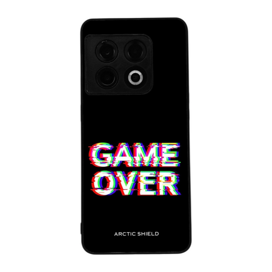 OnePlus Nord 4 Arctic Shield -suojakuori – “GAME OVER” retro‑peligrafiikka