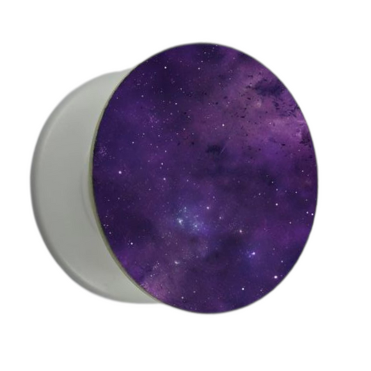Puhelimen pidike Ø47 mm violetilla galaksi-kuosilla – mobiilikauppa.com