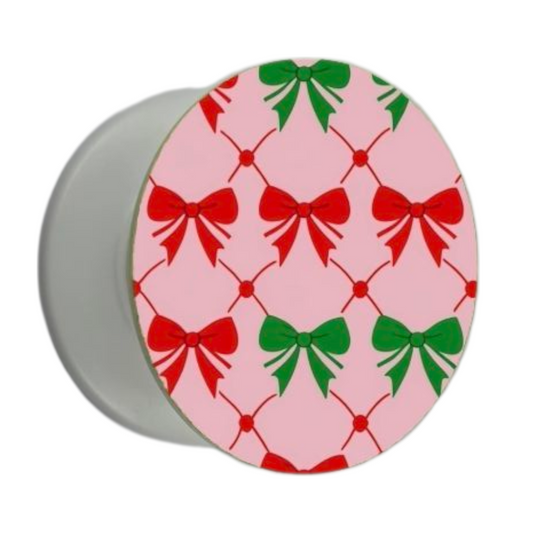Puhelimen pidike Ø47 mm rusetti-kuosilla – mobiilikauppa.com