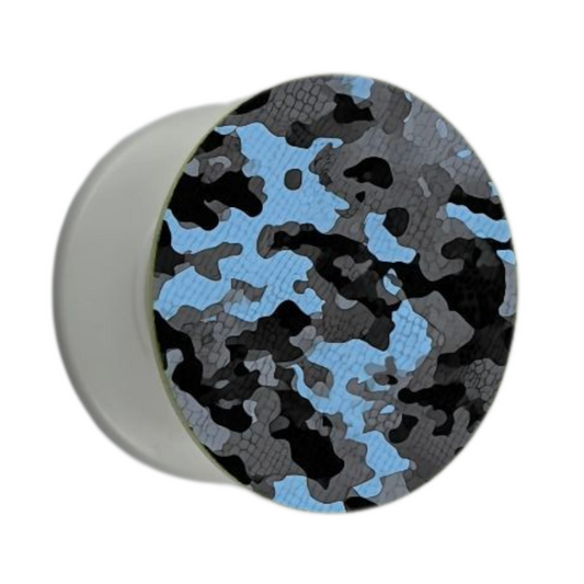 Puhelimen pidike Ø47 mm sininen camo -kuosilla – mobiilikauppa.com