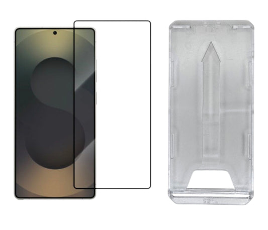 Kirkas panssarilasi ja asennuskehikko Samsung Galaxy S23 Ultra -puhelimelle